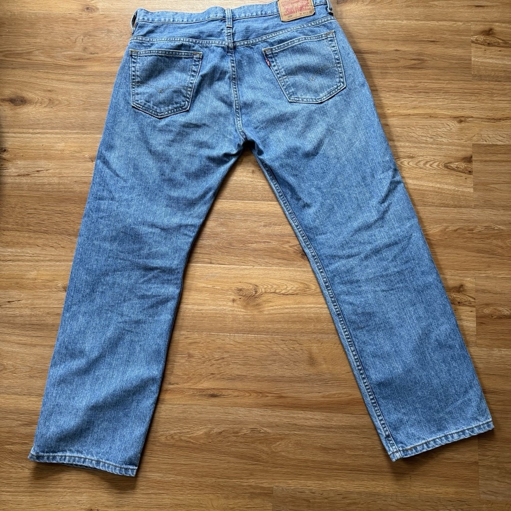 Levi's 569 Men's Jeans Blue Loose Fit Straight Leg Denim Bootleg 100% Cotton - Picture 3 of 16
